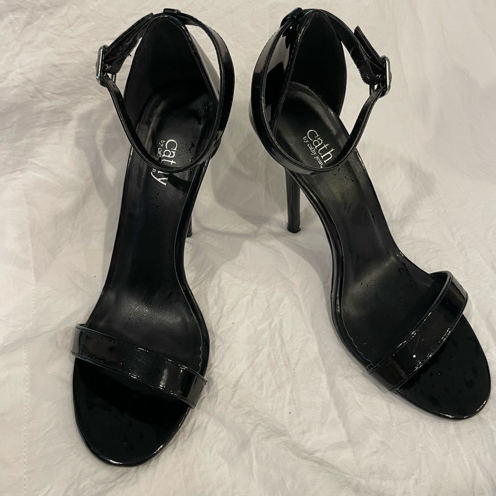 Calvin Klein Glossy Black Heels